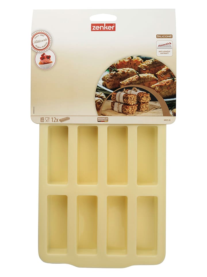 Zenker Müsliriegel-/ Minikuchenform in Beige - (L)29 x (B)16,5 cm günstig kaufen onesize