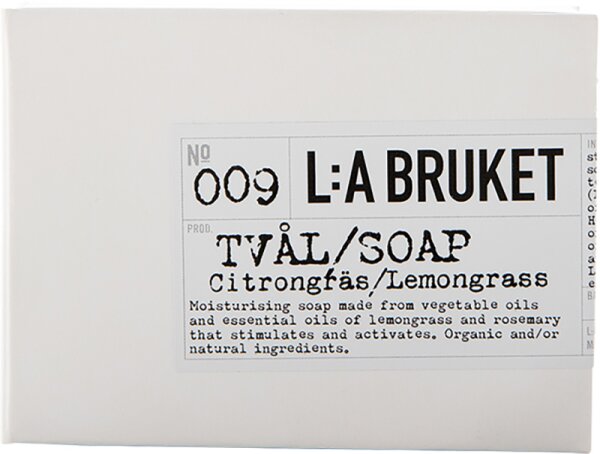 L:A Bruket No. 009 Rope Soap Lemongrass Stückseife
