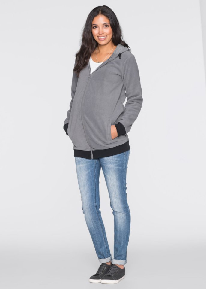 Umstands-Fleecejacke/Trage-Fleecejacke