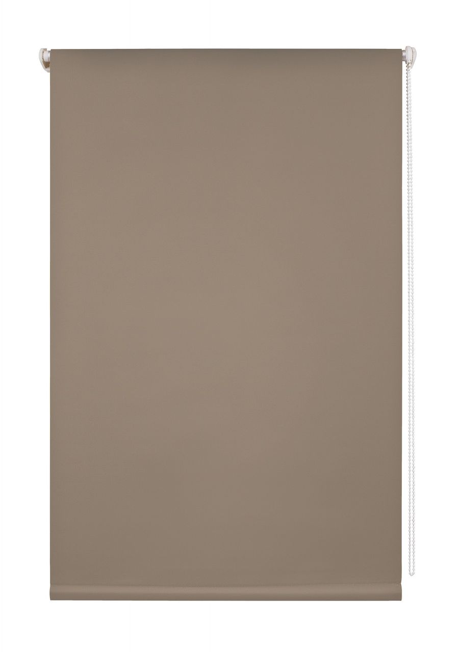 Lichtblick Thermo-Rollo Klemmfix, ohne Bohren, Verdunkelung - Taupe, 90 cm x 220 cm (B x L)