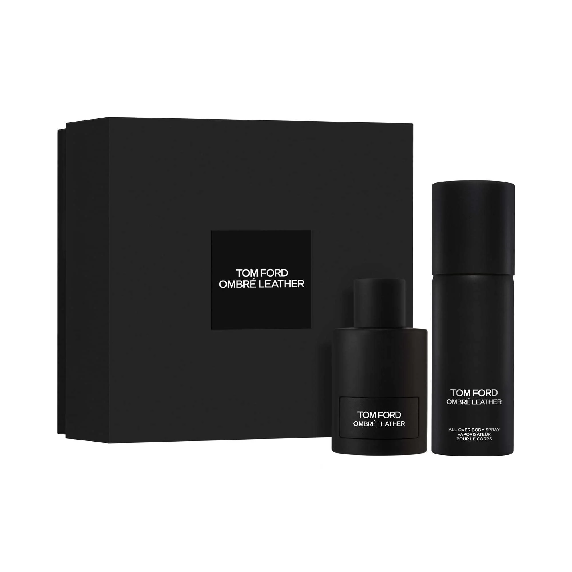Signature Ombré Leather - Set de apă de parfum cu spray pe tot corpul - Set de parfum pentru femei, Set de parfum pentru bărbați, apă de parfum unisex, apă de parfum