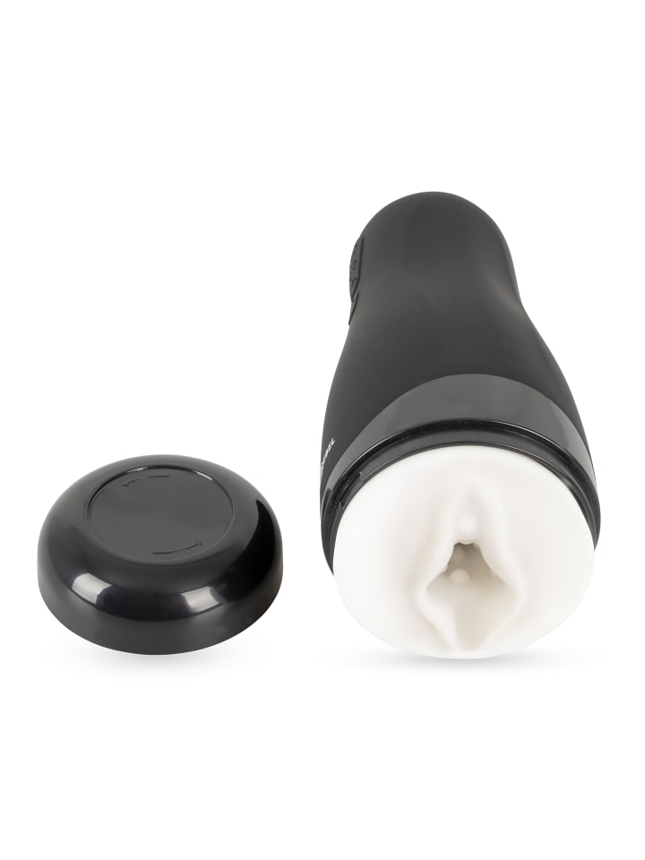 Rebel Masturbator mit Vibration Masturbator with 3 Functions in schwarz günstig kaufen 26 cm