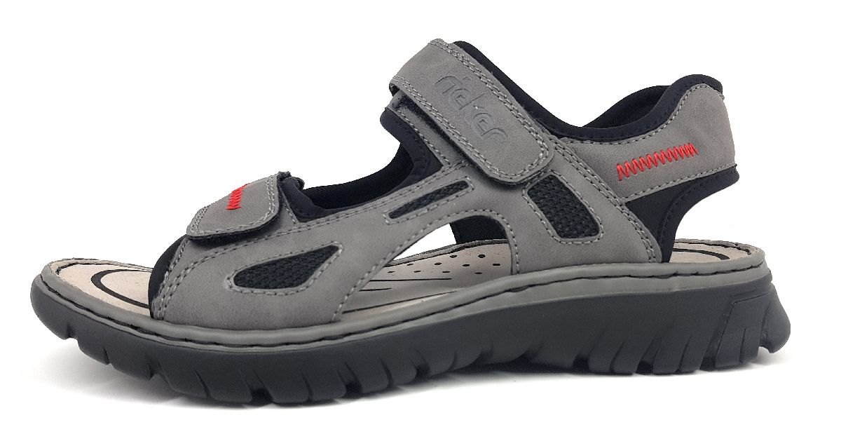 Rieker Scuba 26752-42 Grau cenere/ black