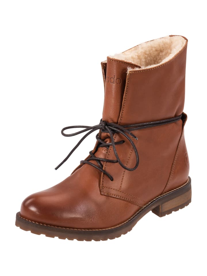 palado Schnürstiefeletten in ChristieCaramel/Brown günstig kaufen
