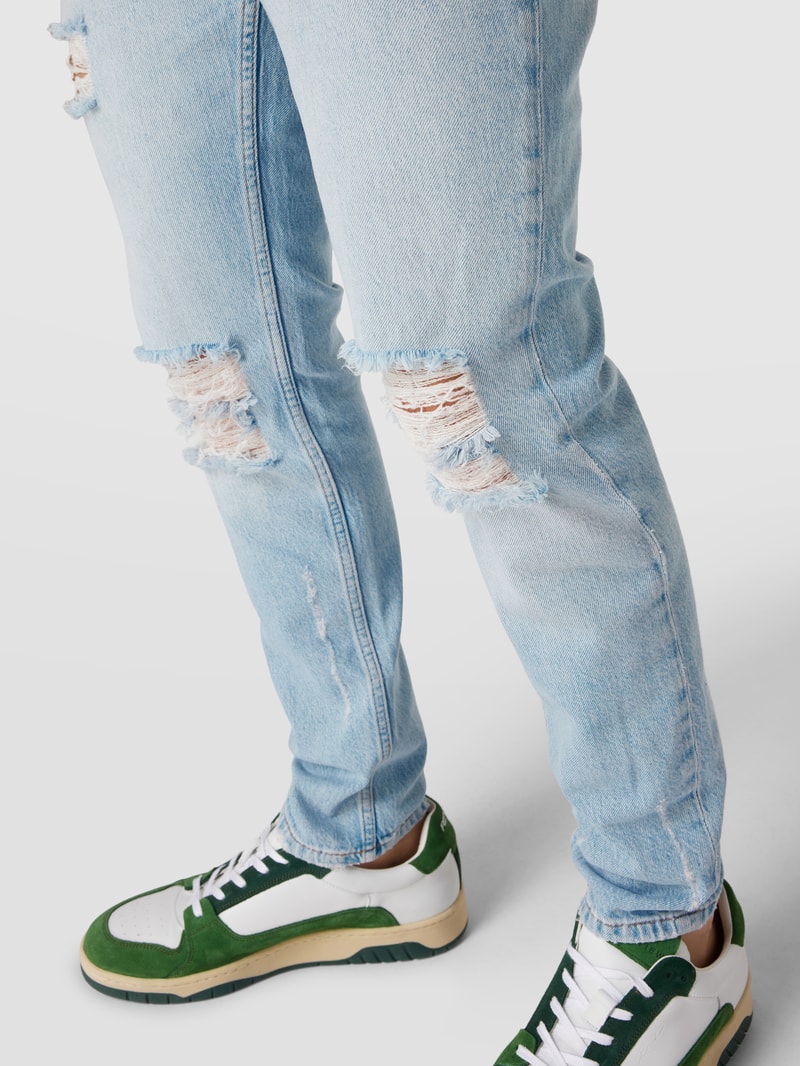 Skinny Fit Jeans mit Stretch-Anteil in hellblau