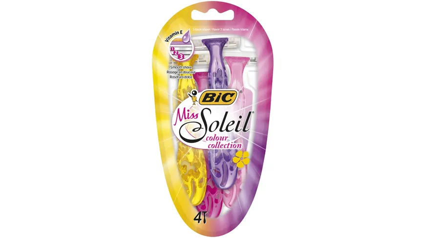 BIC Lady Einwegrasierer Miss Soleil Colour Collection