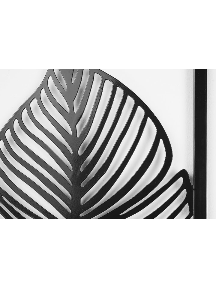 kobolo Metallbild FEATHER in Schwarz günstig kaufen onesize