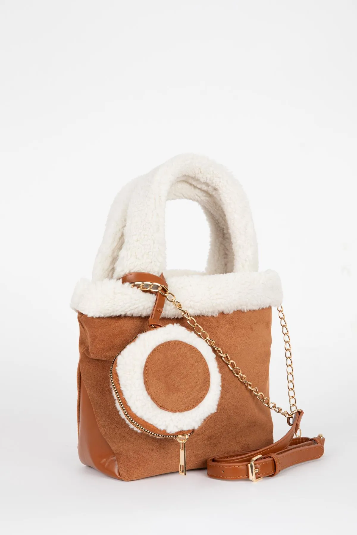 DeFacto  Damen Wildleder Handtasche A7536axns