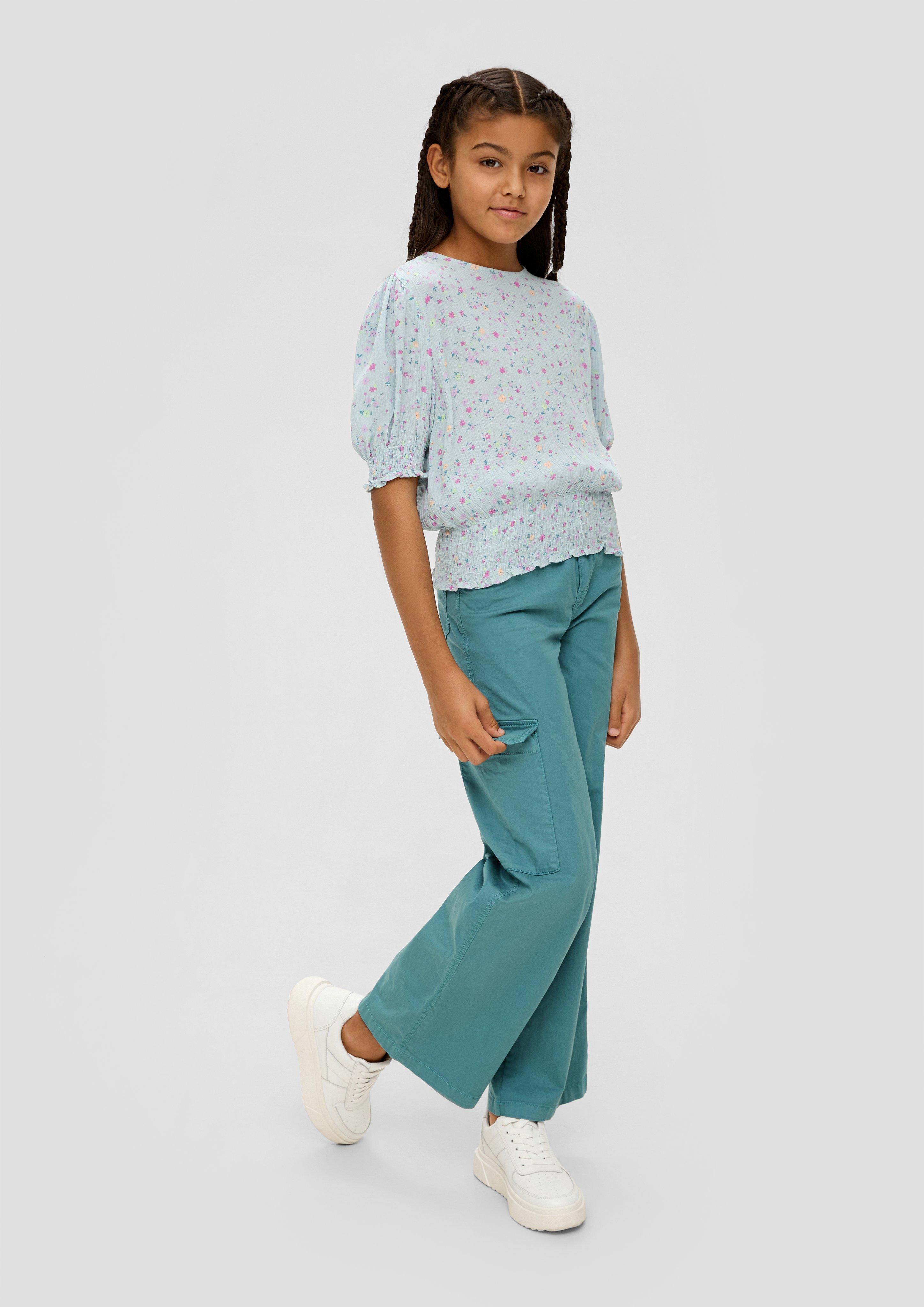 Loose: Wide-Leg-Pants im Cargo-Stil  2142452-6560