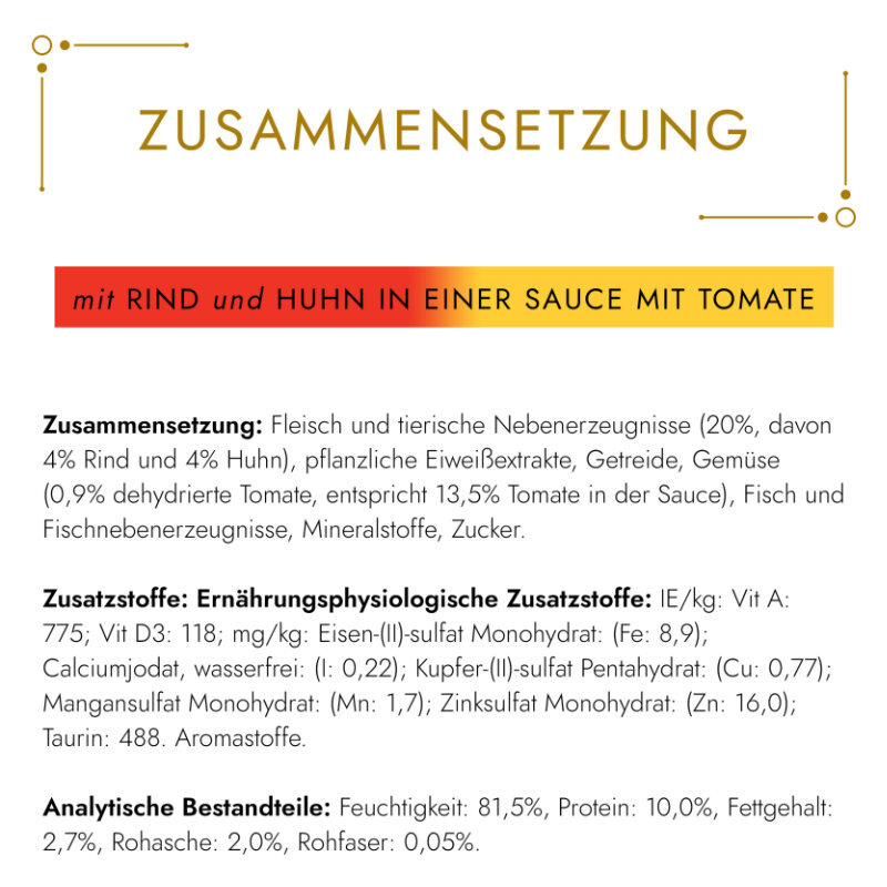 GOURMET Nassfutter GOURMET Gold Délicatesse en Sauce 12x85g