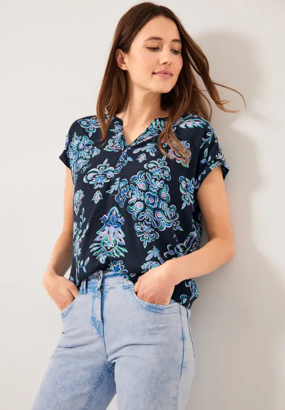 CECIL Ornament Print Bluse
