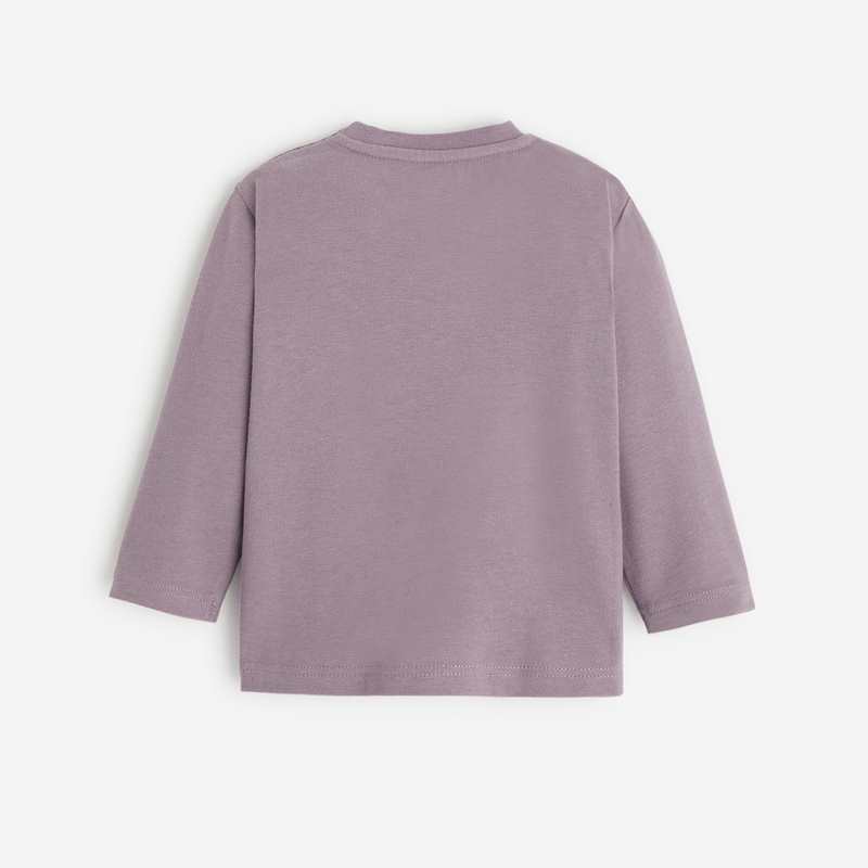 T-shirt bébé garçon violet en coton biologique Catimini