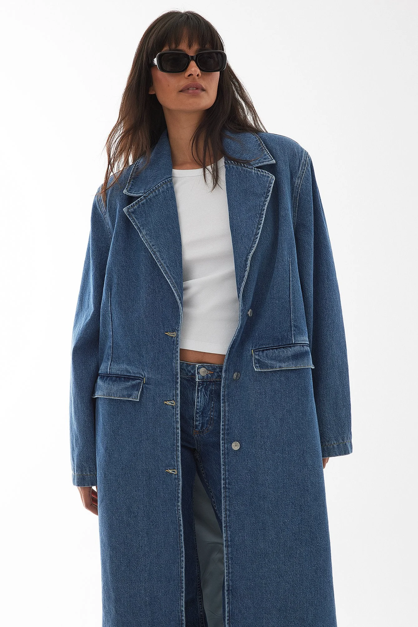 Denim-Blazer-Mantel