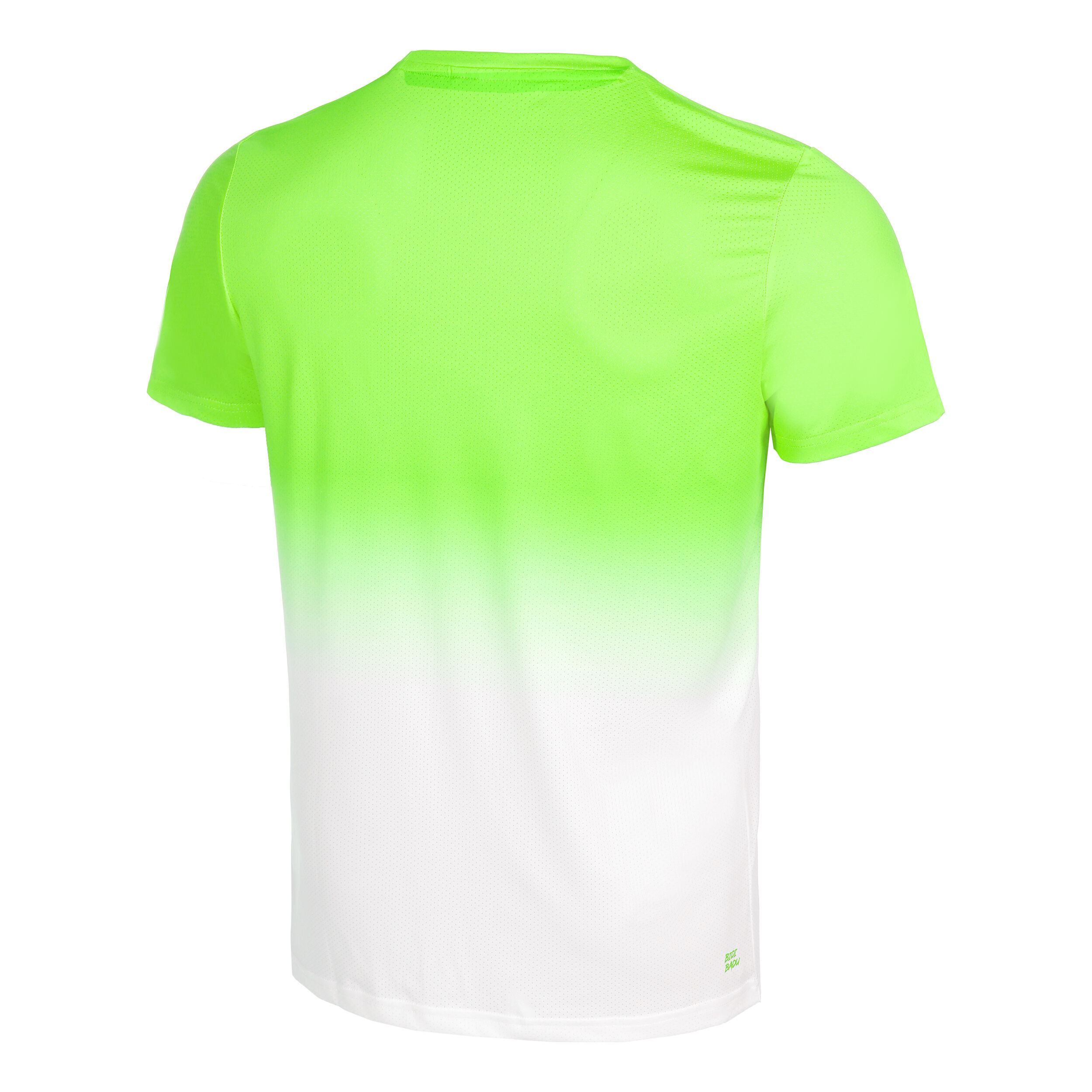 Crew Gradiant T-Shirt Herren - Neongrün, Weiß