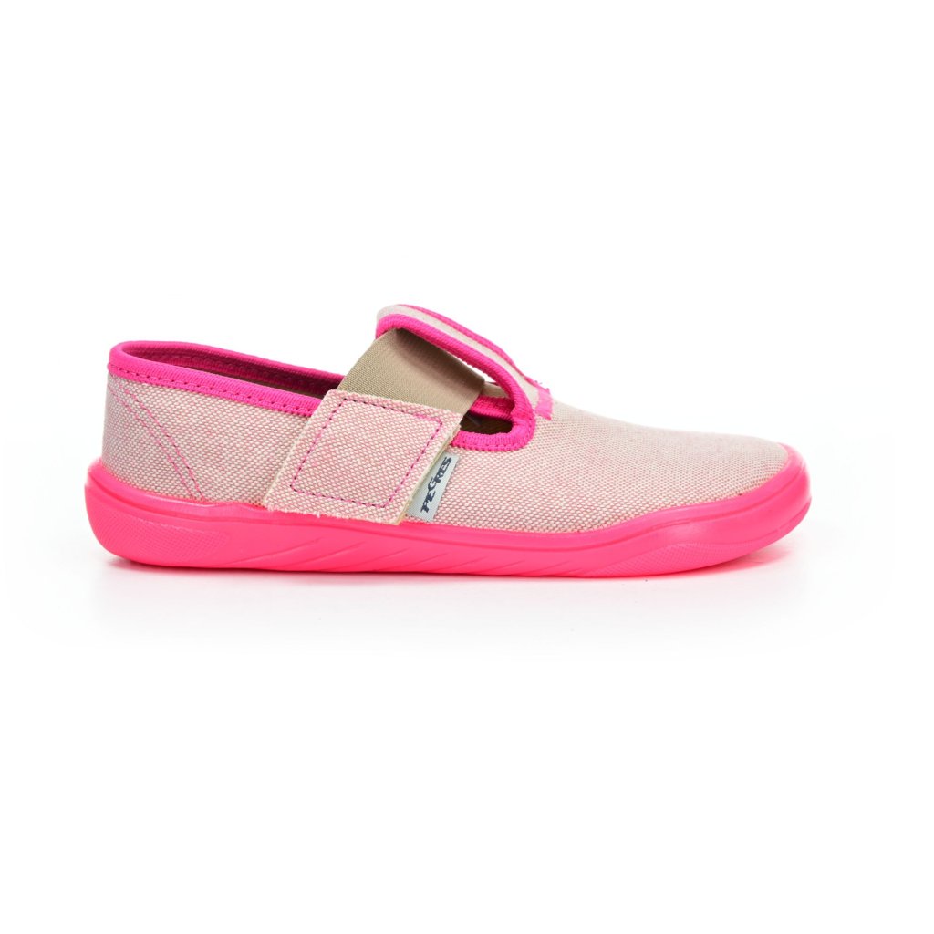 Pegres SBF10F rosa Barfußhausschuhe