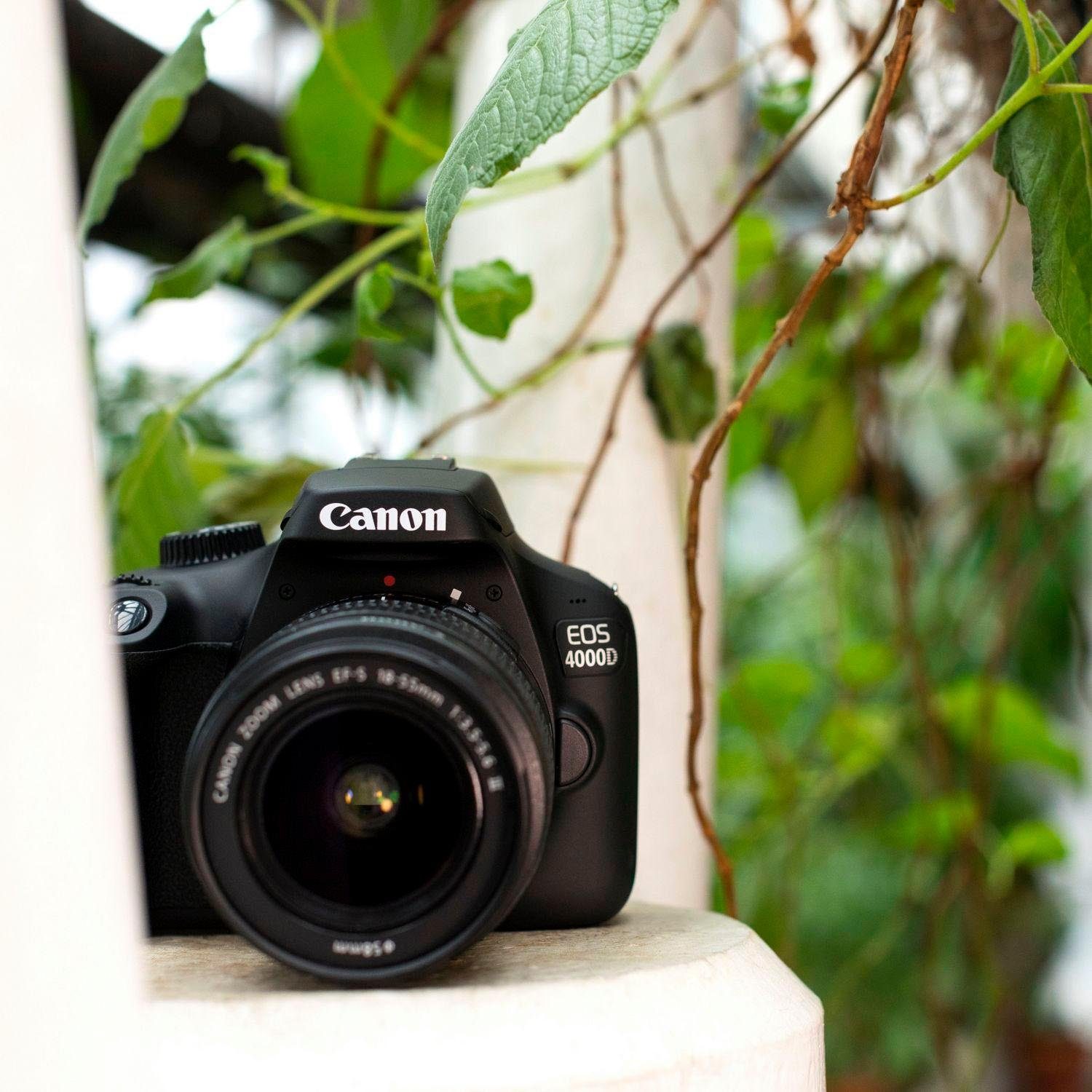 Canon EOS 4000D 18-55mm III Spiegelreflexkamera (EF-S 18-55mm f/3.5-5.6 III, 18 MP, WLAN (Wi-Fi)