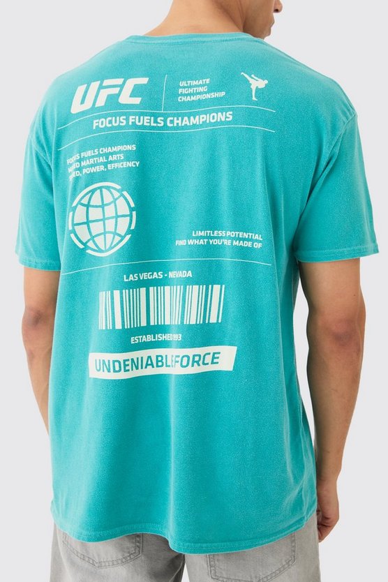 Oversize T-Shirt mit lizenziertem Ufc Print
