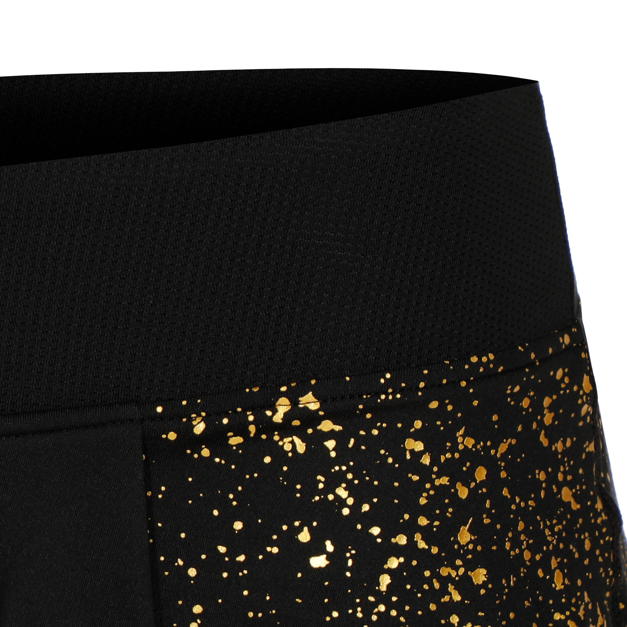 Paris 2024 Printed Wavy Rock Damen - Schwarz, Gold