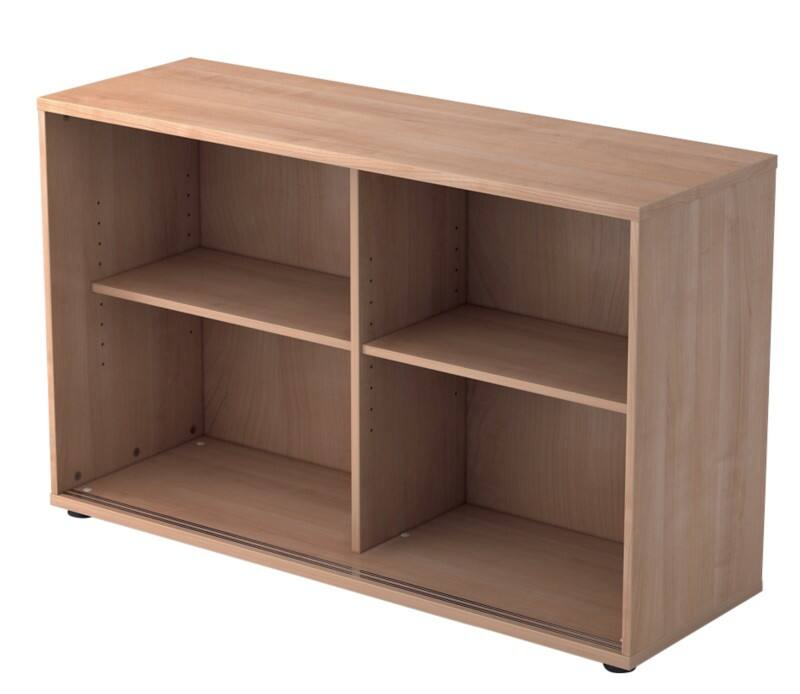 Hammerbacher Schiebetürenschrank Korpus Matrix mit Aufbau Nussbaum 1.200 x 400 x 748 mm