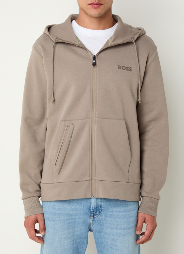 Jachetă de trening HUGO BOSS cu logo oglindă