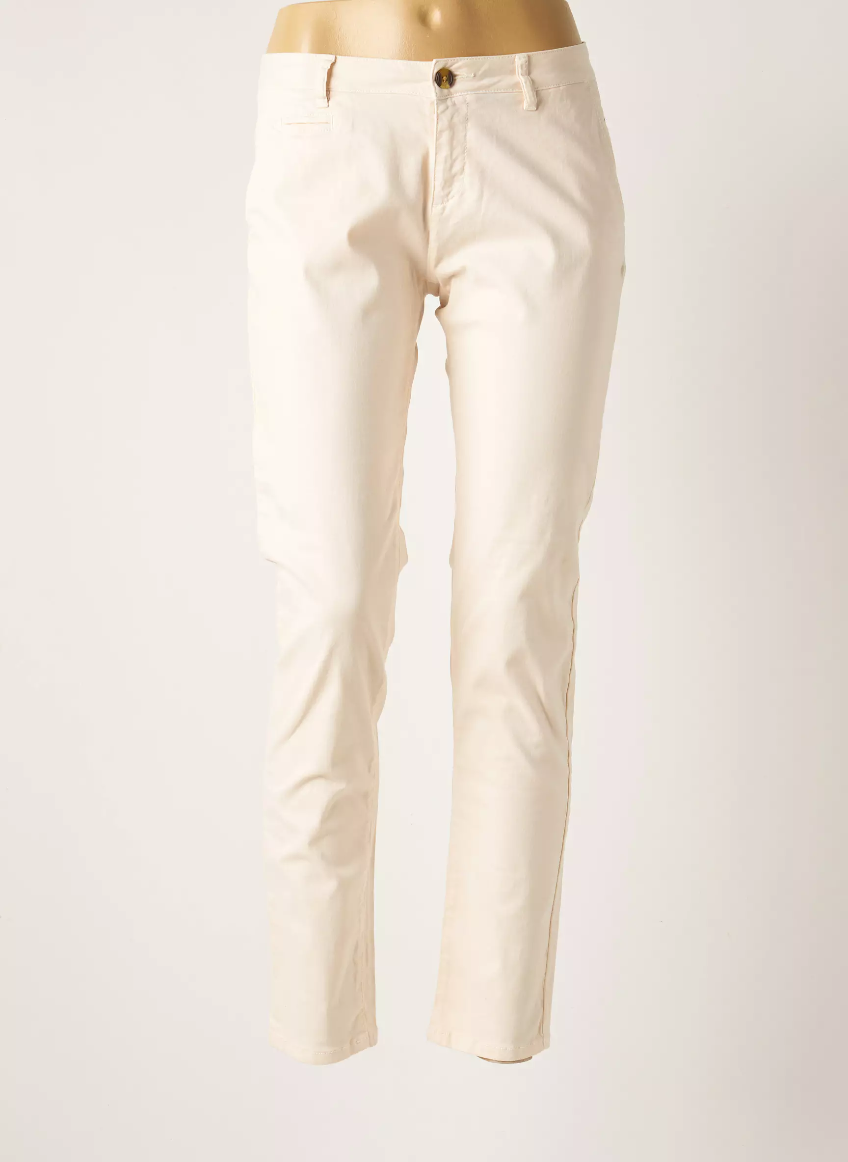 Lab Dip Paris Pantalons Chino Femme couleur beige
