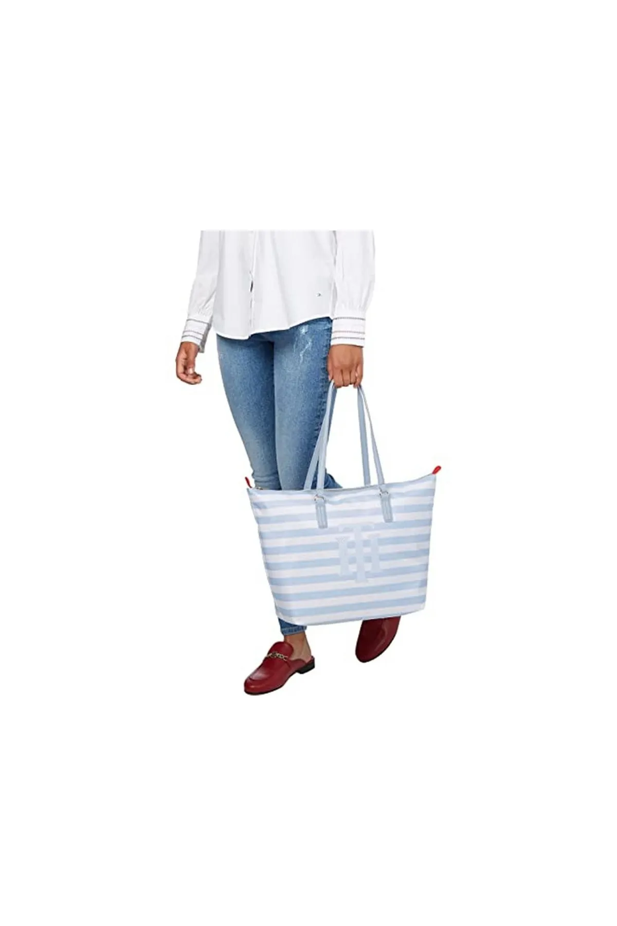 Tommy Hilfiger  Handtasche - Blau - Strukturiert