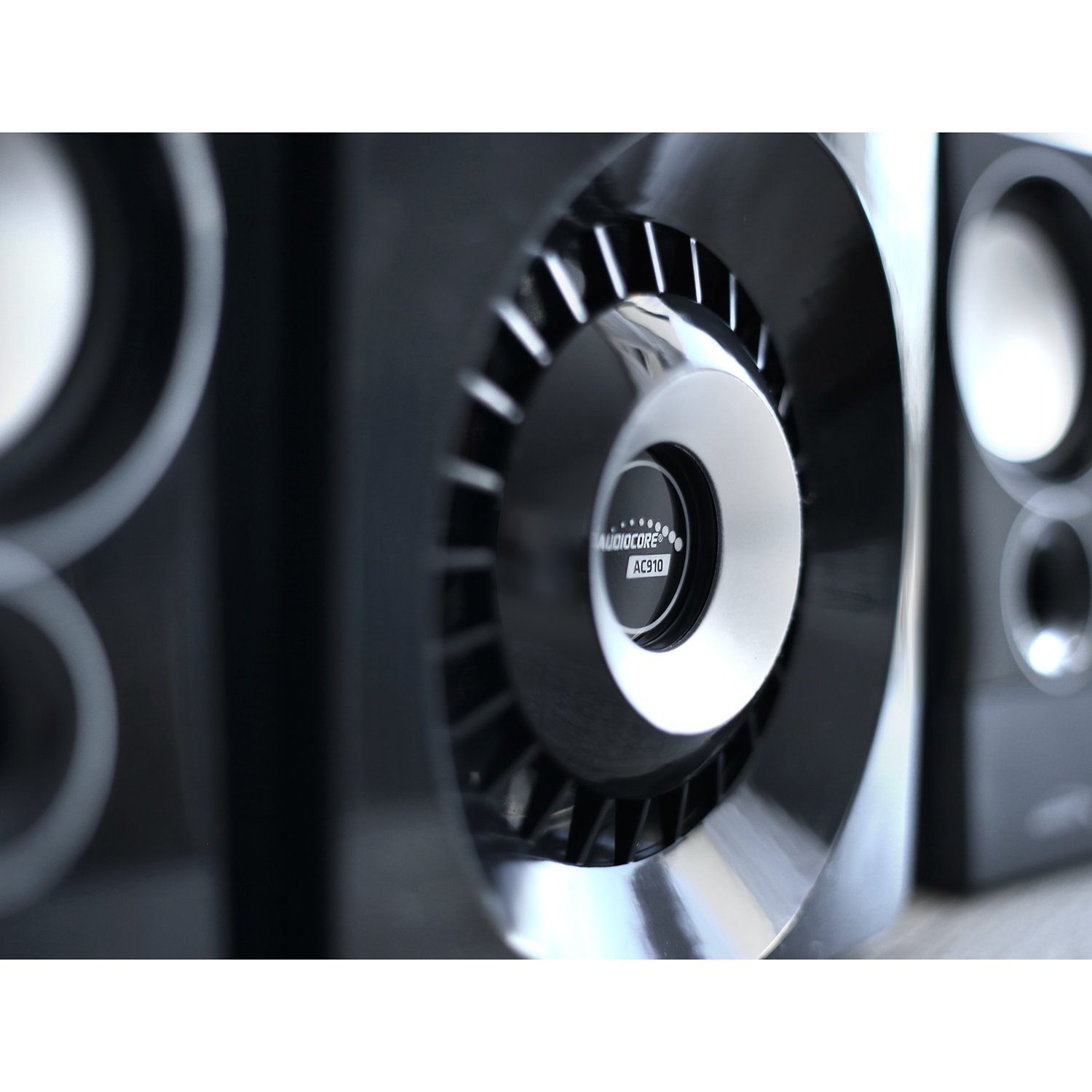 Audiocore AC910 2.1 Lautsprechersystem (Bluetooth, 55 W, AUX, USB, SD, UKW-Radio, inkl. Fernbedienung)