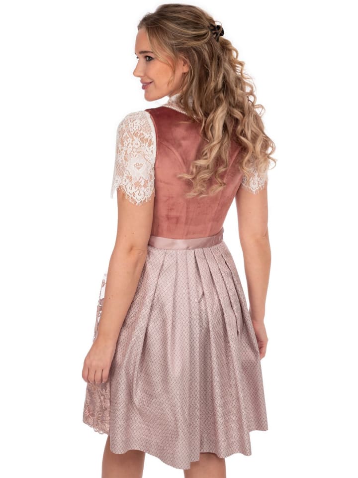 KRÜGER Midi Dirndl 415466 in rose günstig kaufen