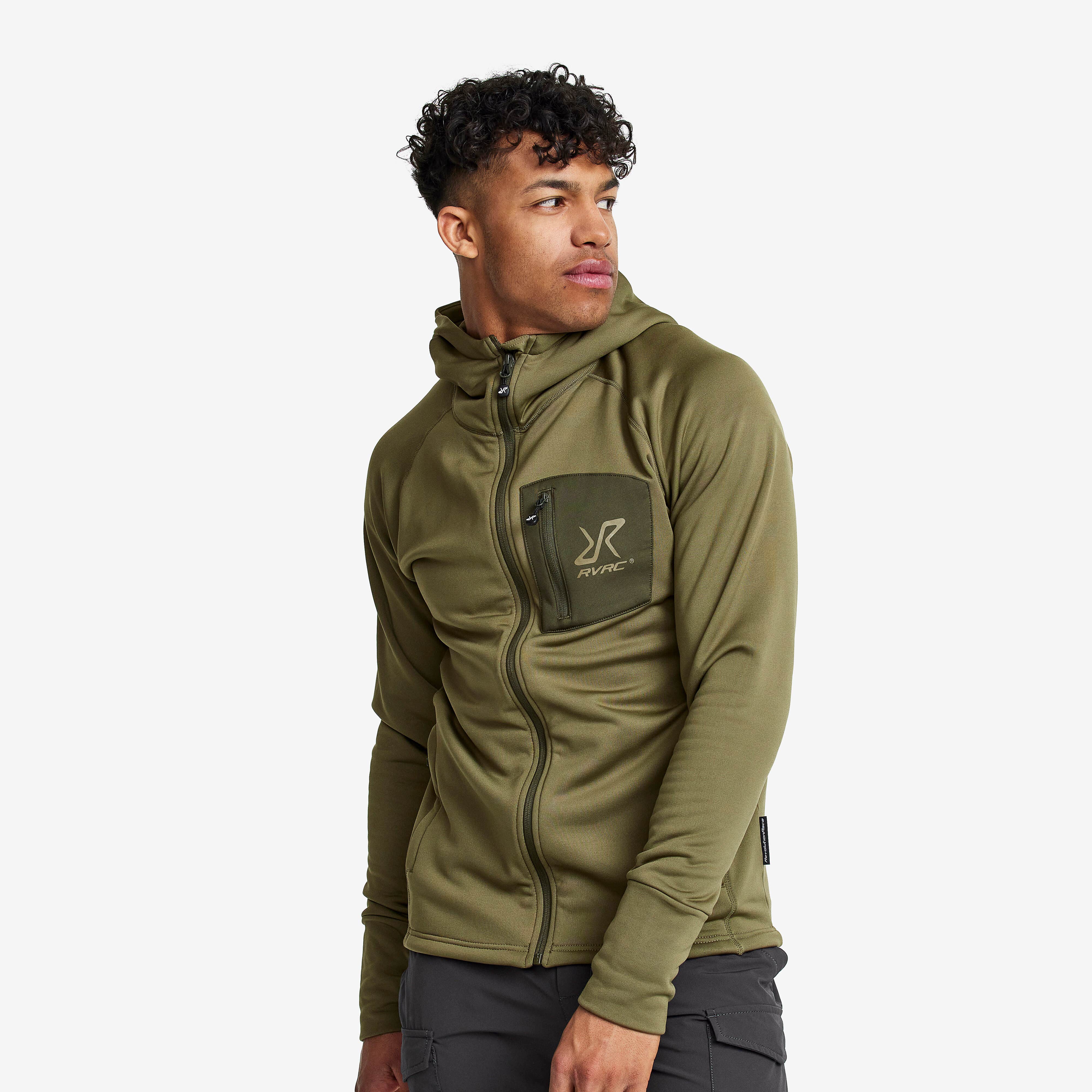 Illusion Hoodie Homme Burnt Olive