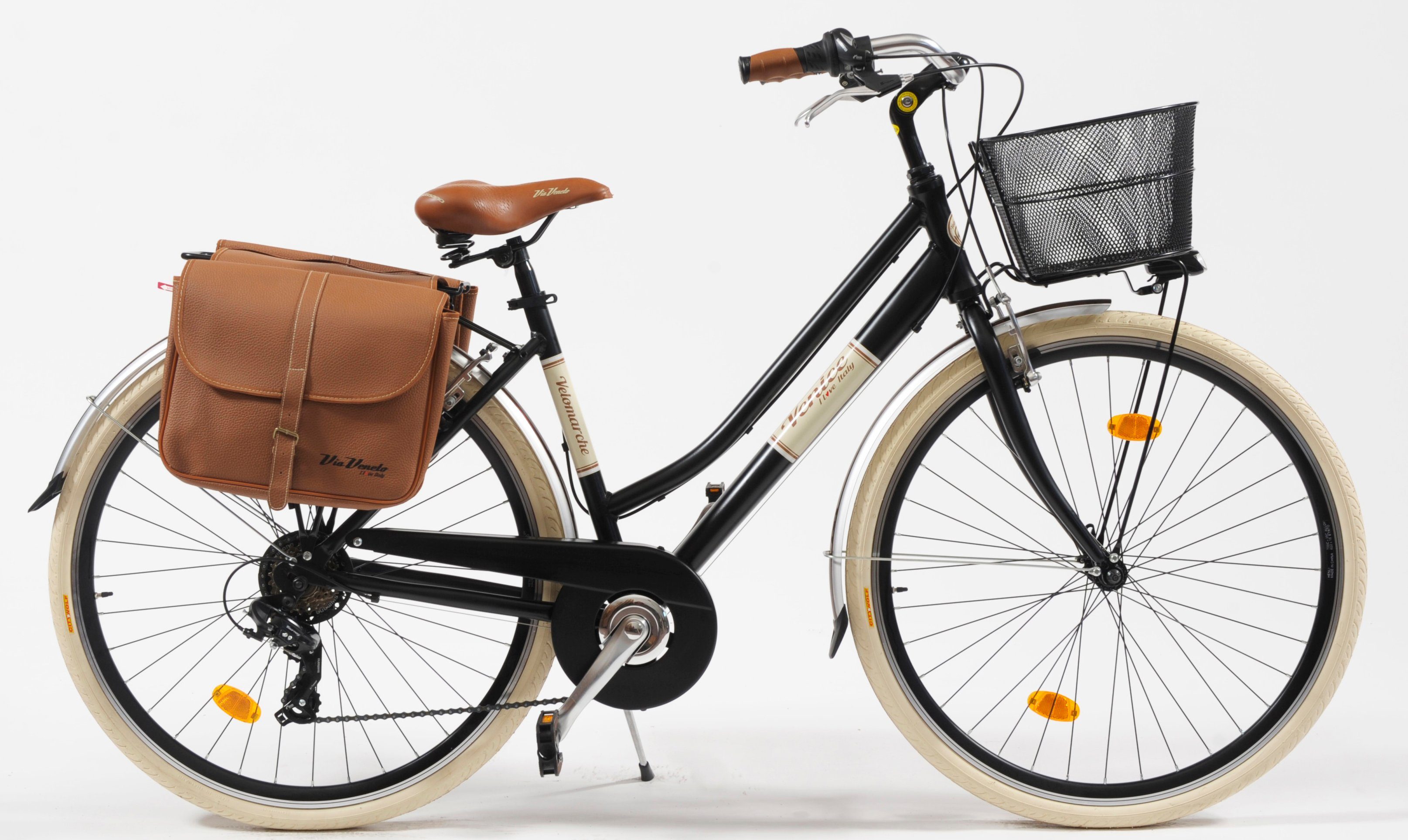 VENICE - I love Italy Cityrad Citybike 605 Alu Lady, 6 Gang, Kettenschaltung