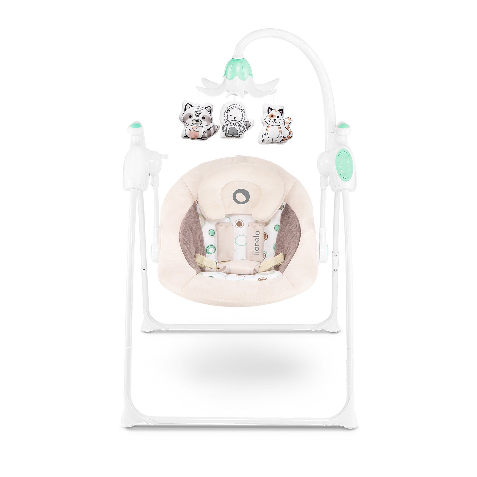 lionelo Babywippe ROBIN, SCM-WippsensorGeräuscherkennung WhisperQuiet TechnologieMoveDetect