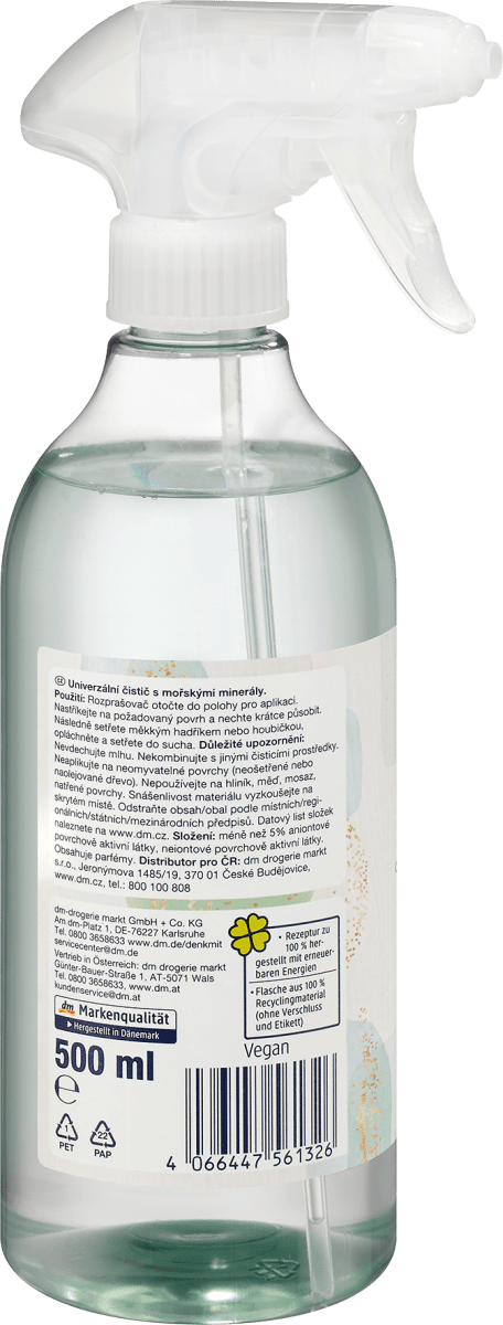 Allzweckreiniger Natron und Meeresmineralien, 500 ml