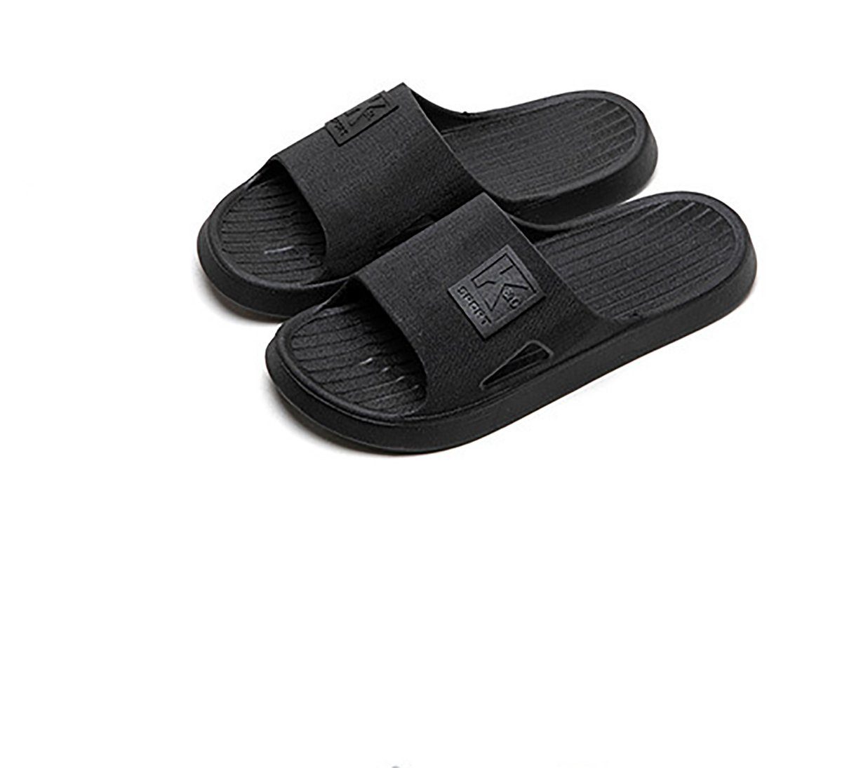Geistesblitz Badeschuhe Unisex Herren Damen Badeschlappen Badesandale (Badeschlappen Unverzichtbare Hausschuhe für das Badezimmer, 1-tlg., Schnell Trocknende Duschhausschuhe) rutschfeste Badelatschen