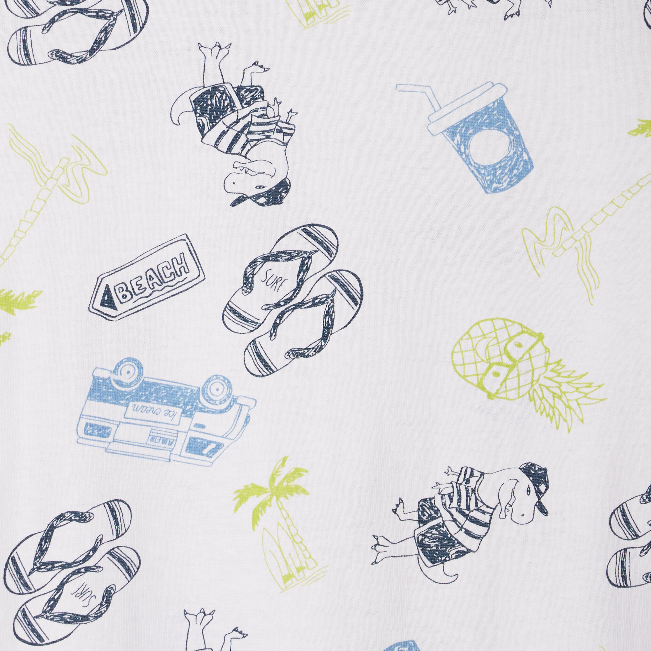 T-shirt manches courtes blanc garçon | La Halle