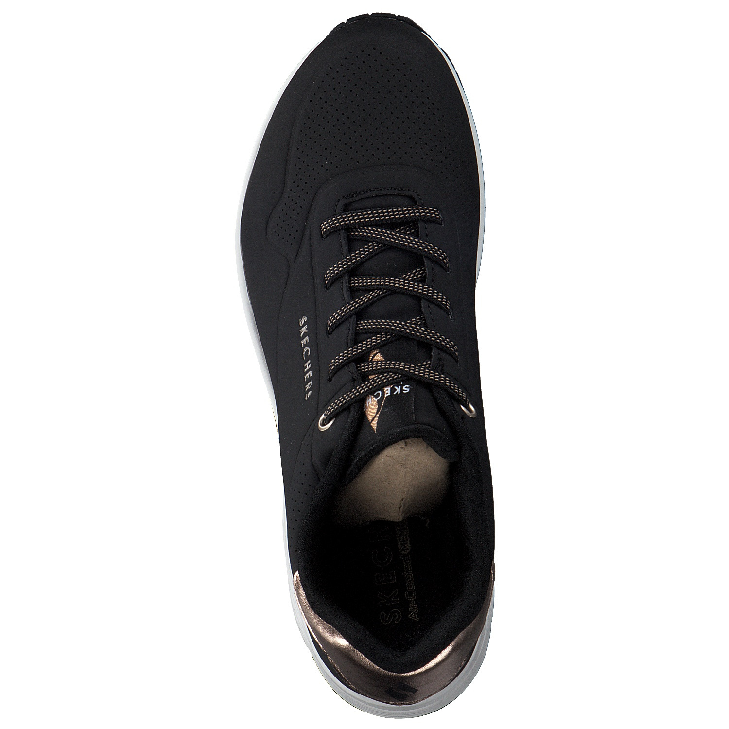 Skechers 155196, Sneakers Low, Damen, Schwarz