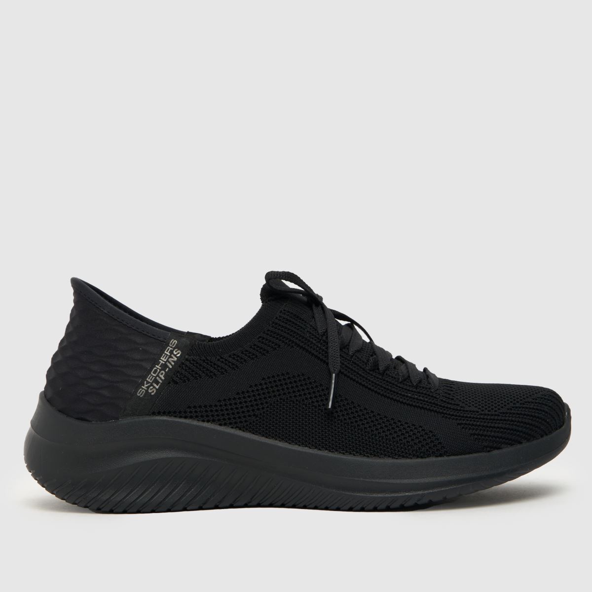 SKECHERS – Ultra Flex 3 – Svarta slip-ins-sneakers