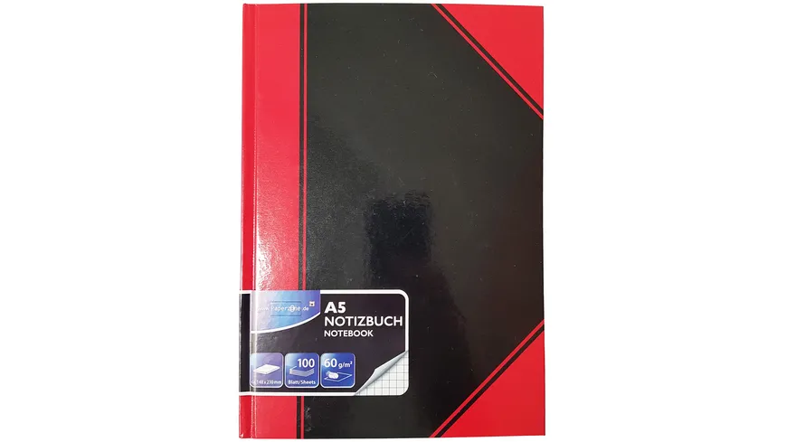 PAPERZONE Notizbuch A5 kariert