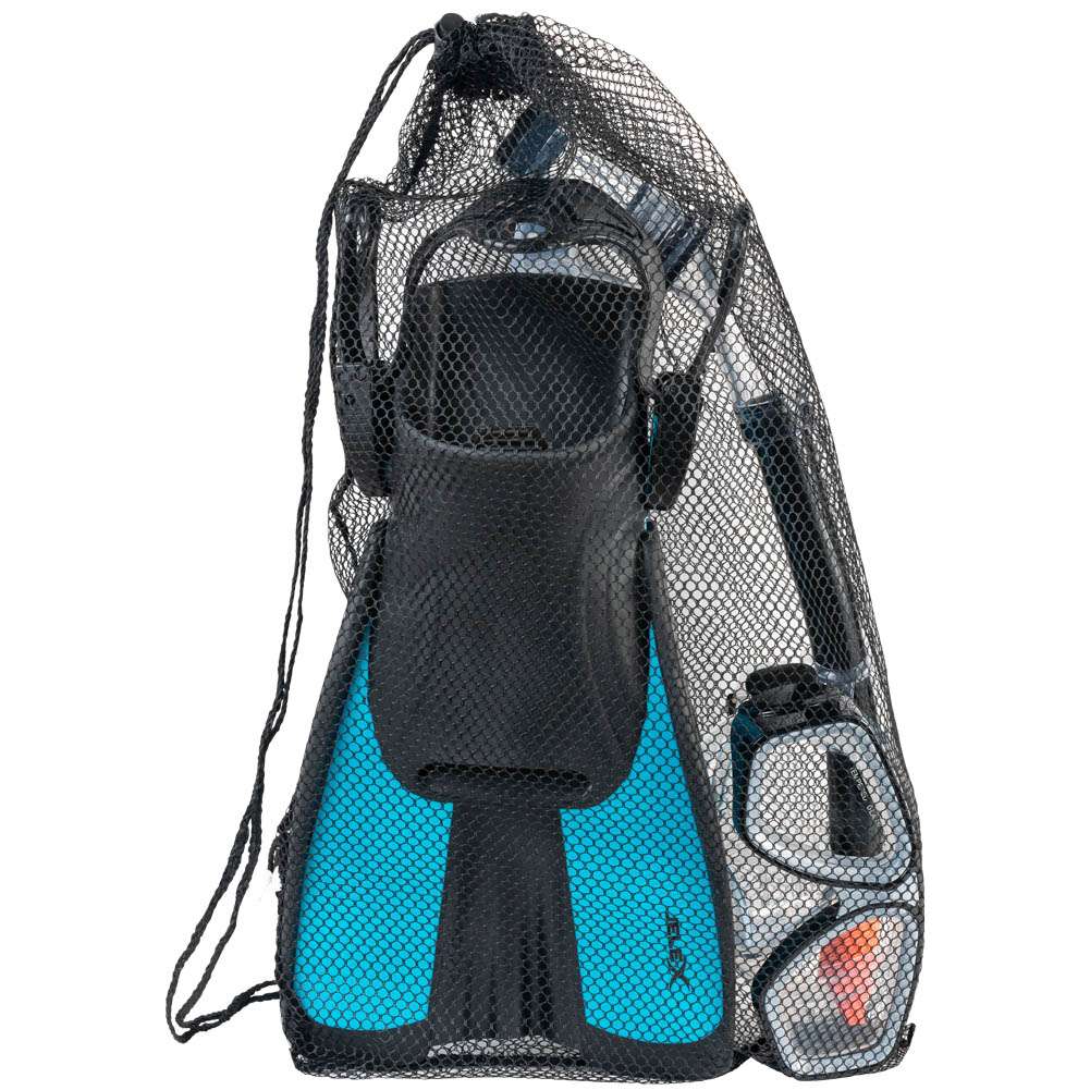 JELEX Deepsea Schnorchel Set mit Flossen türkis