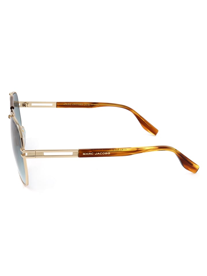 Marc Jacobs Herren-Sonnenbrille in Blau/ Gold günstig kaufen 61