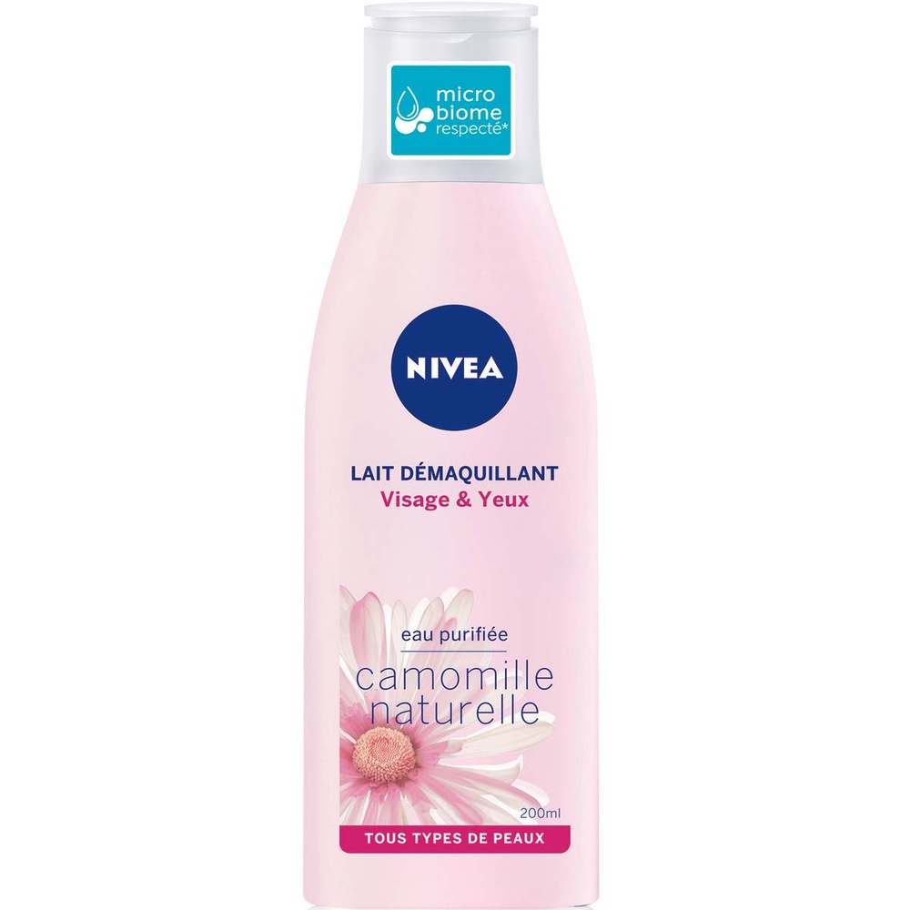 nivea Lait Visage & Yeux Camomille naturelle Lait démaquillant