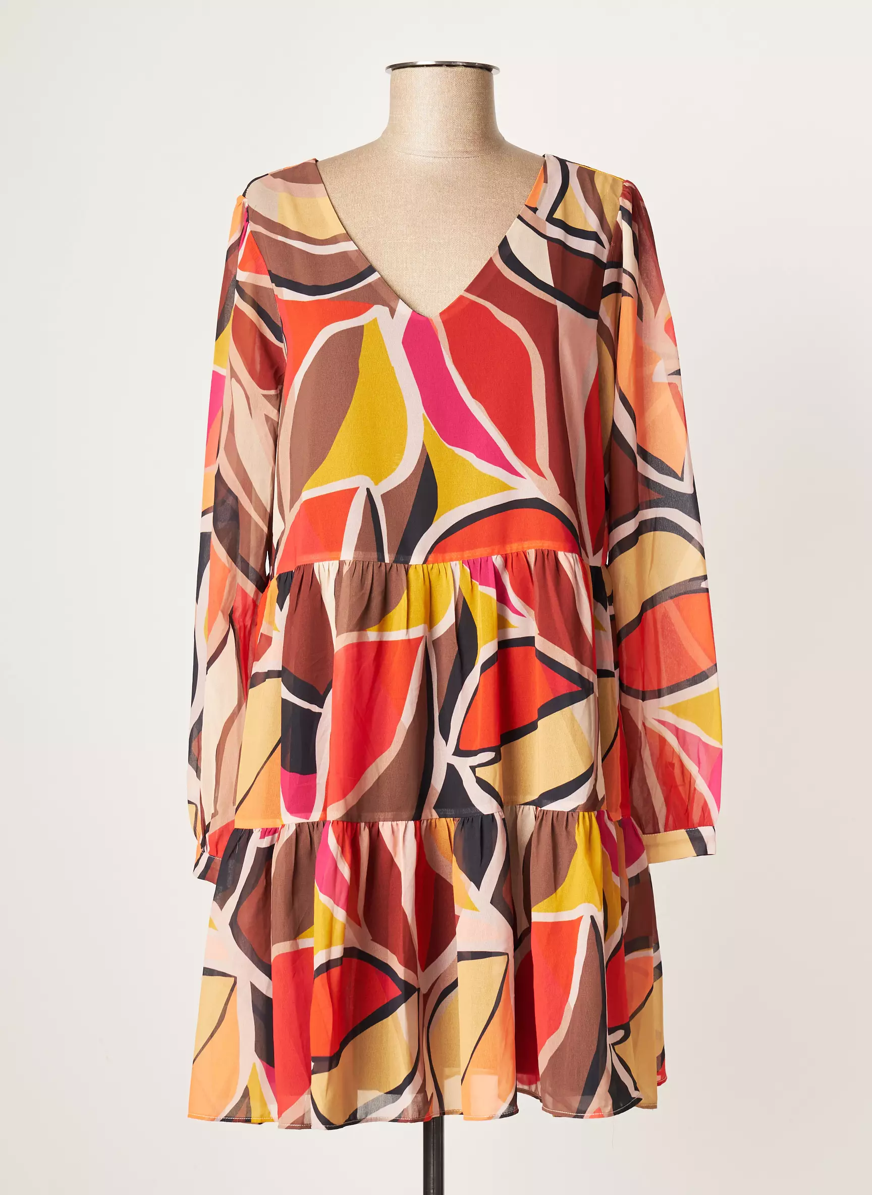 Molly Bracken Robes Courtes Femme couleur orange