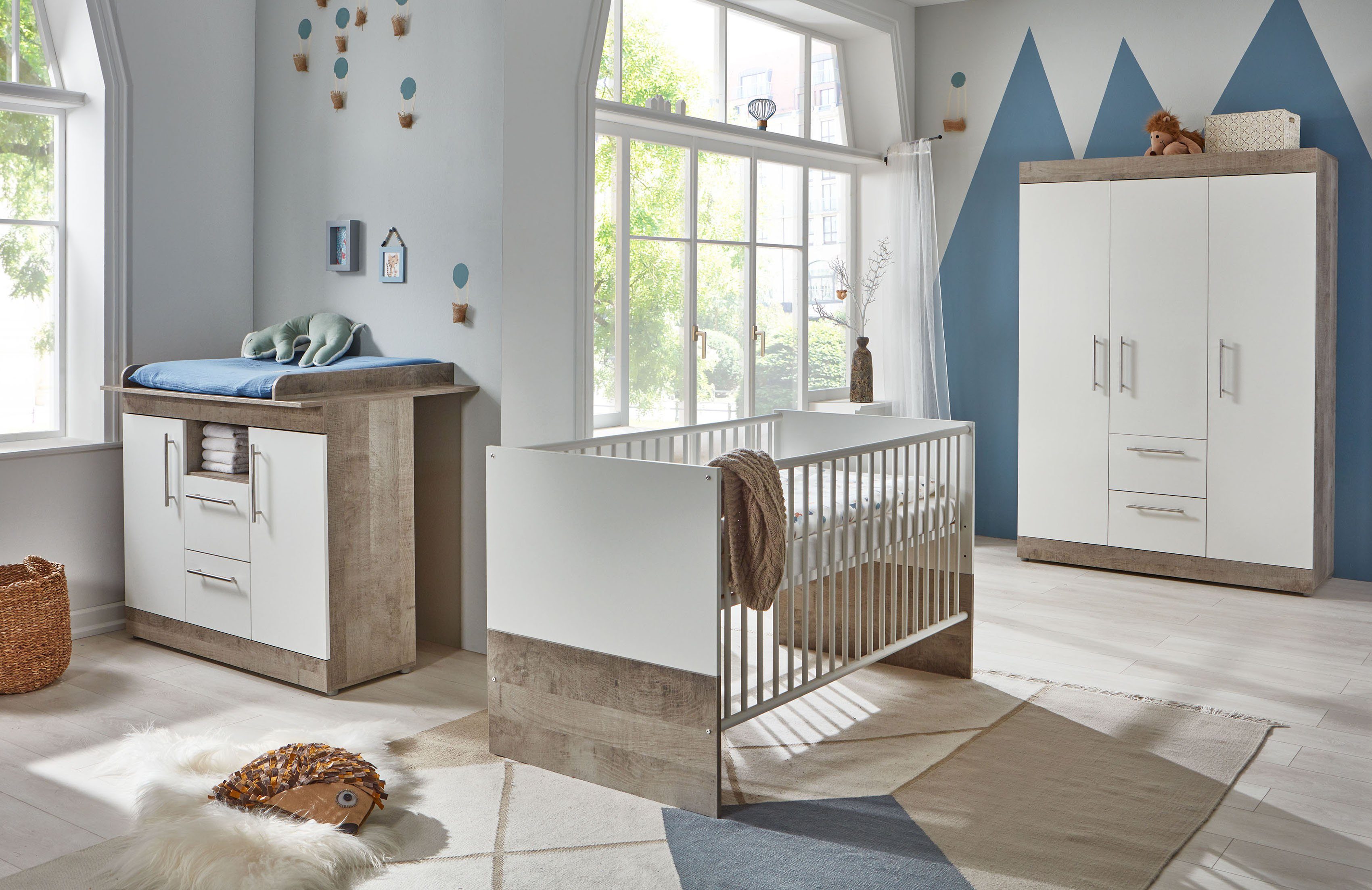 arthur berndt Kinderkleiderschrank Selina 3-türig; Made in Germany