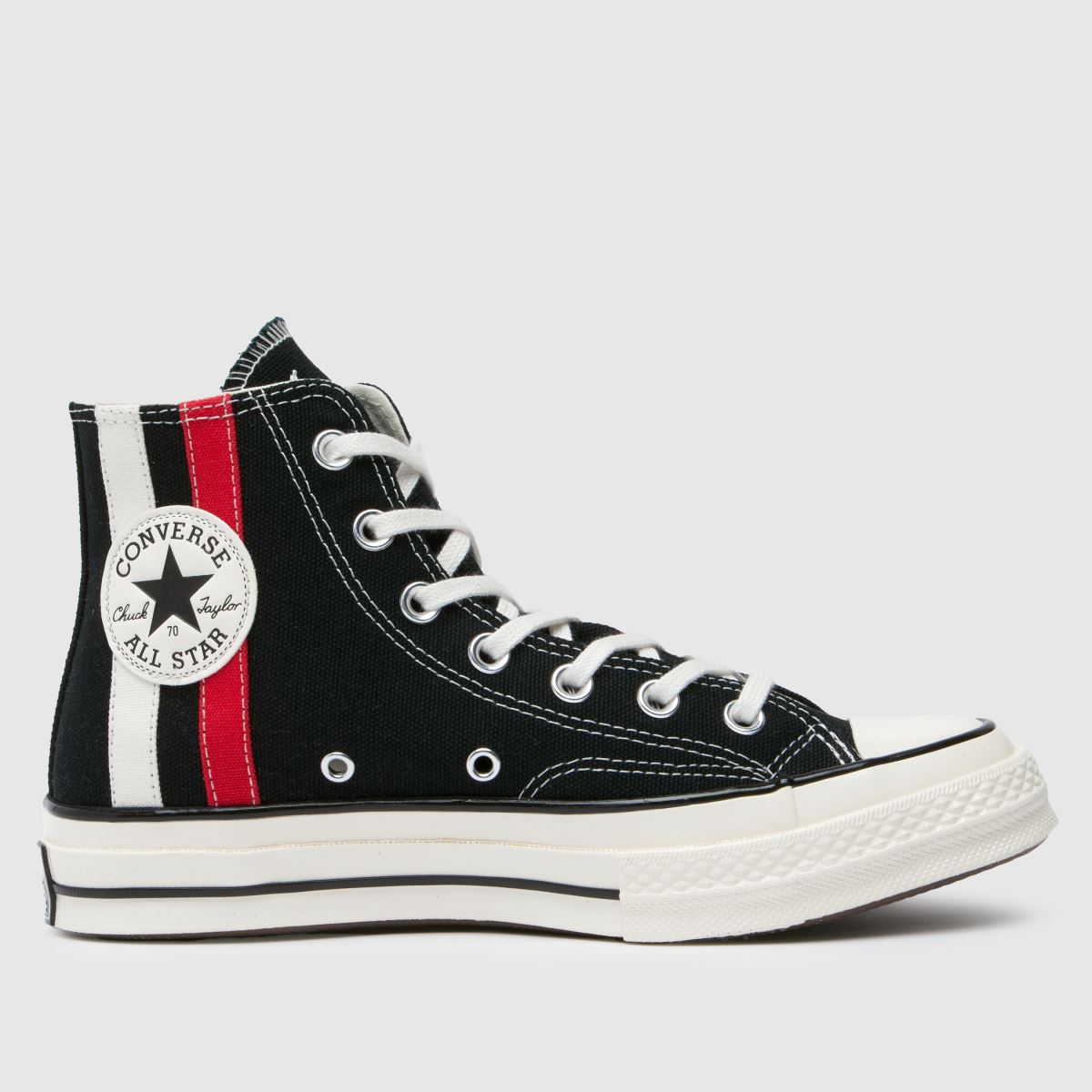 Converse Chuck 70 Hi Stripes cipő fekete multiszínű