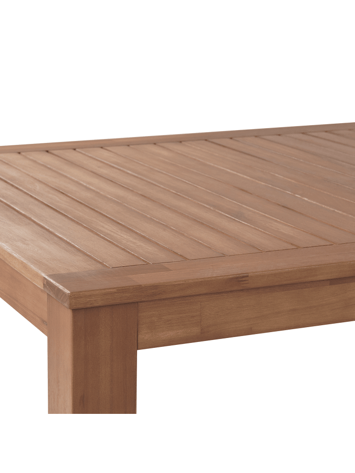 Beliani 3-tlg Gartentisch Set MONSANO in Heller Holzfarbton günstig kaufen onesize