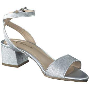 Charmosa Sandale in silber