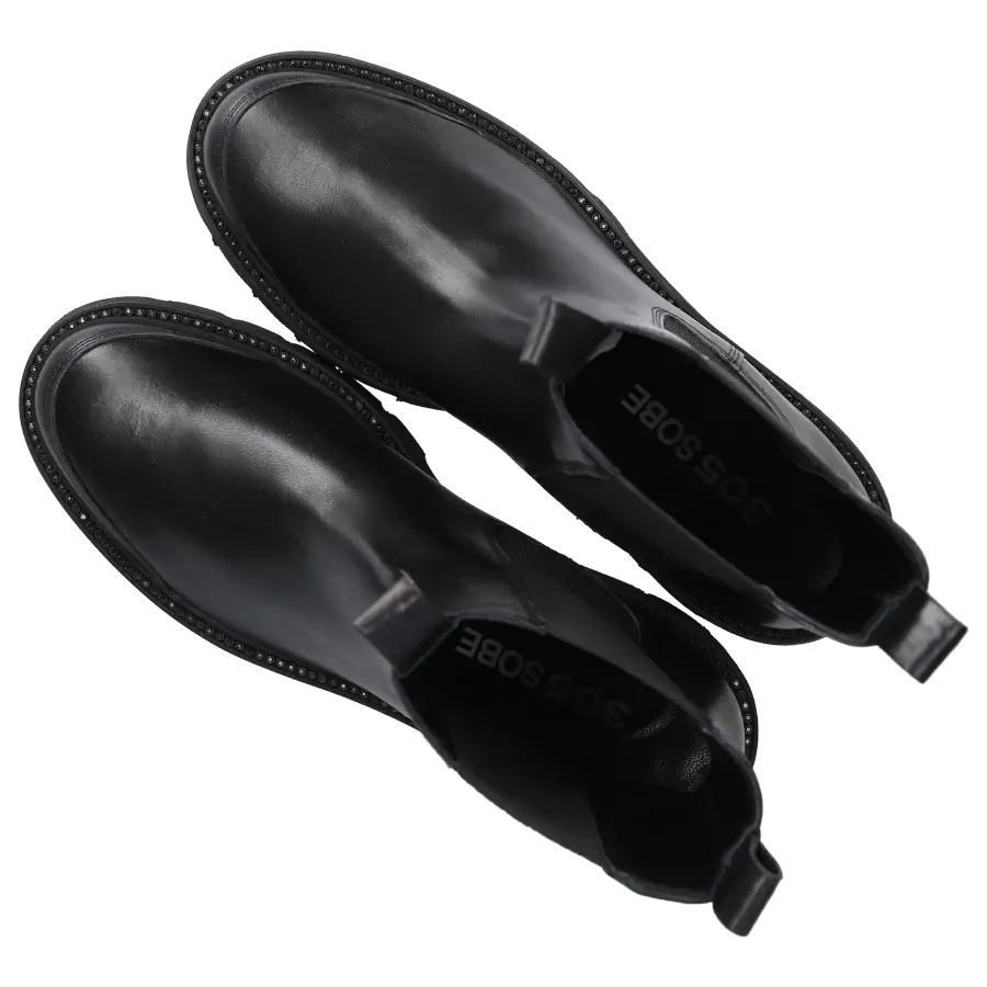 305 SOBE - Chelsea Boots GLORIA Kalbsleder - schwarz