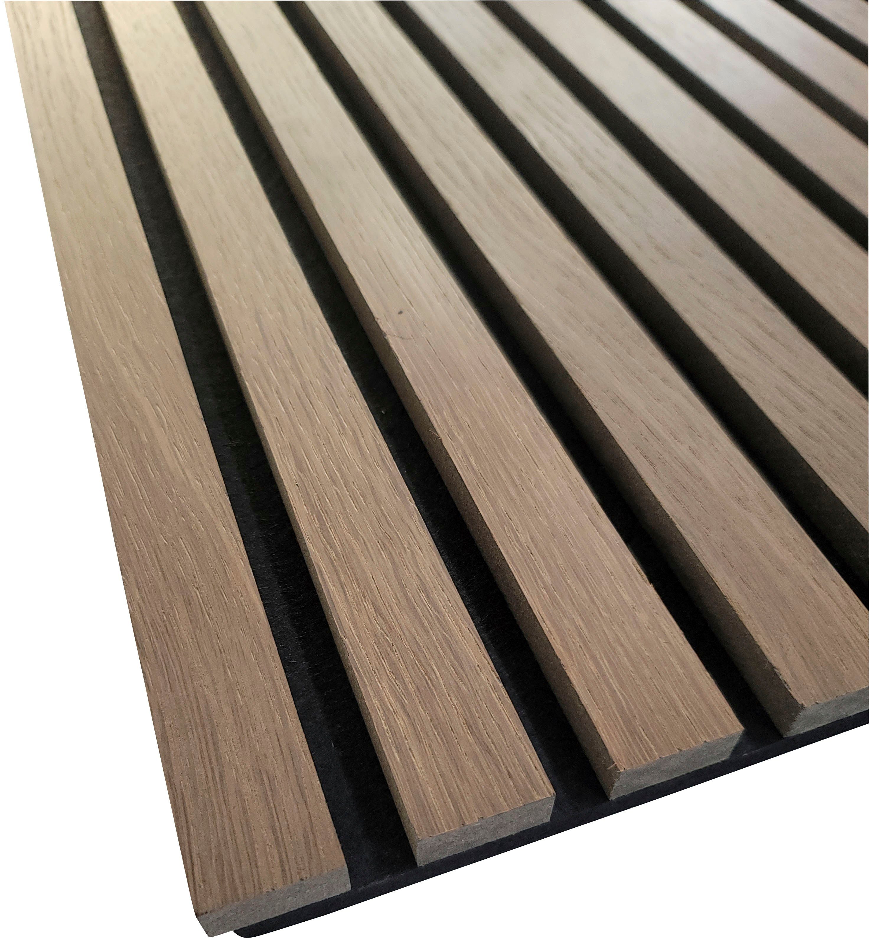 Vereg Schallschutzpaneel Echt Holzfurnier in 3D Optik, BxL: 60x240 cm, (1-tlg) echt Holzfurnier