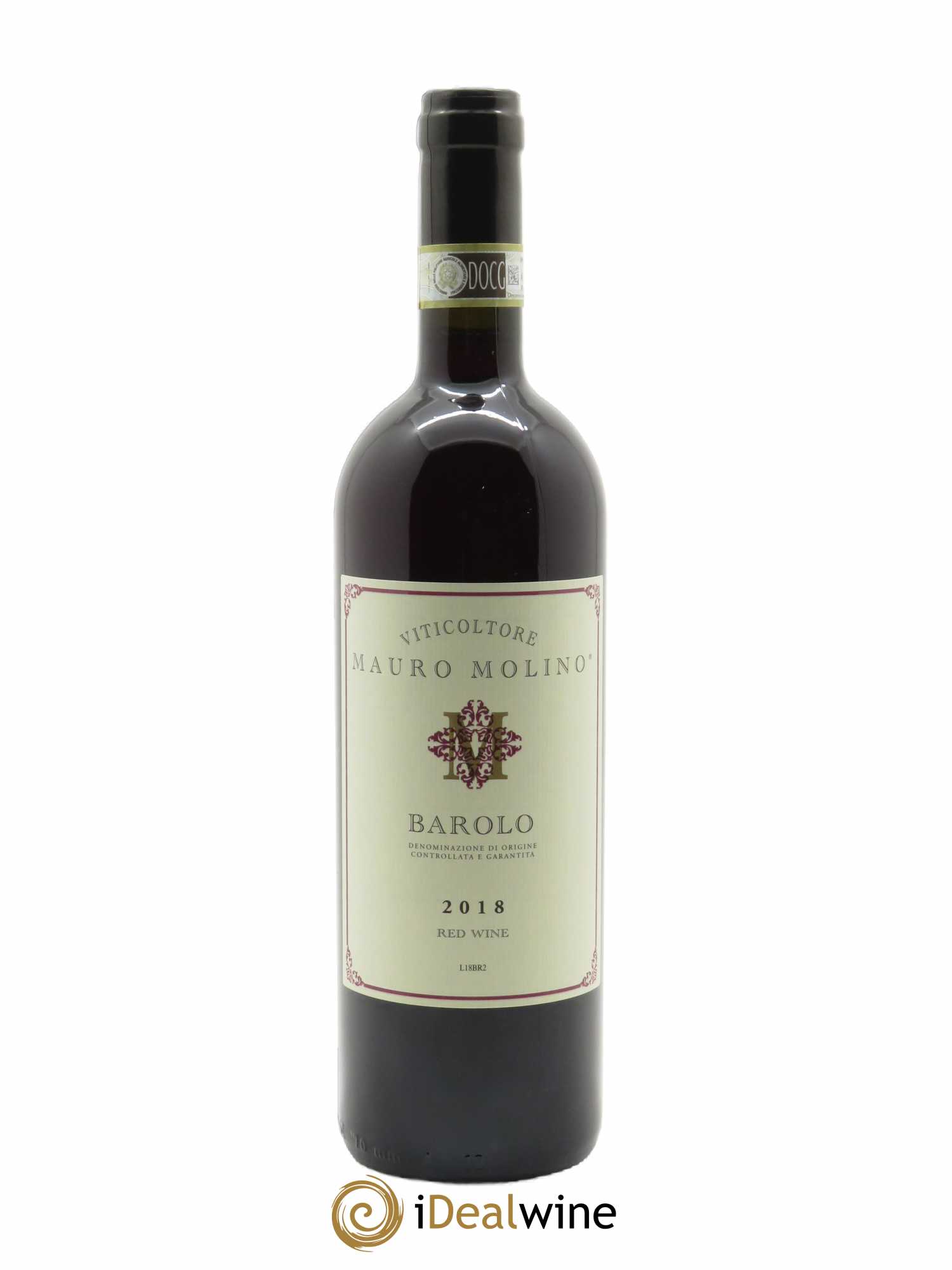 Barolo Mauro Molino DOCG  2018 - Lot de 1 Bouteille