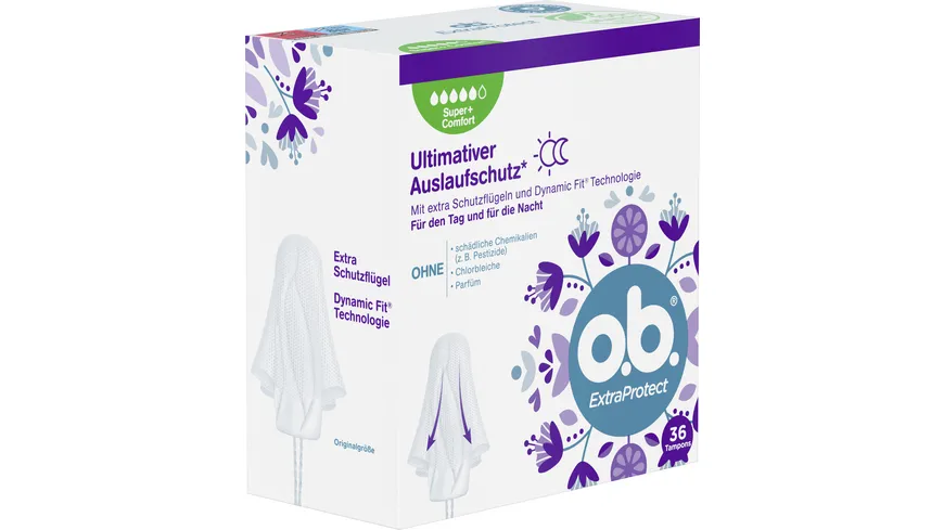O.B. Tampons Extraprotect Super+ Comfort 36er
