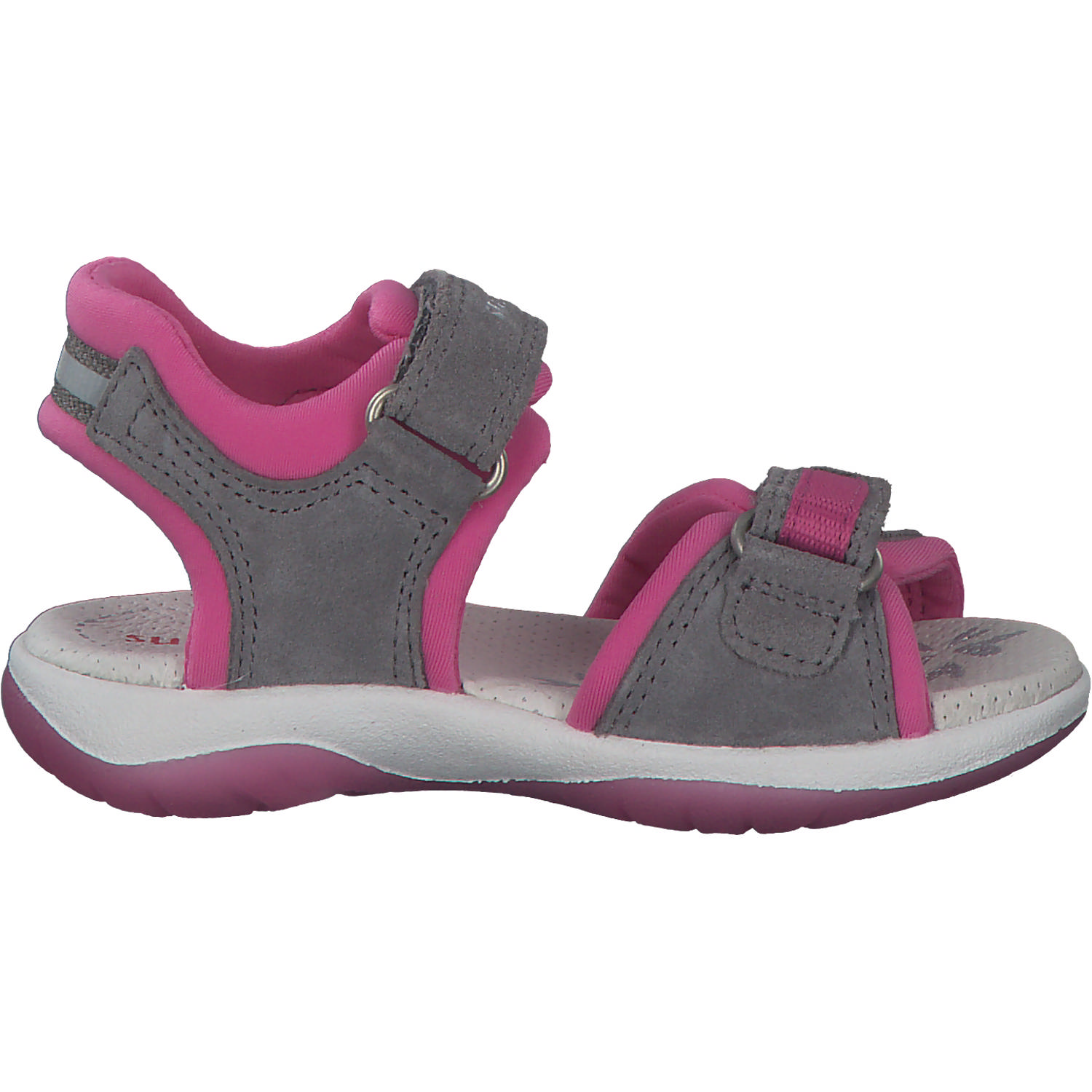 Superfit SUNNY 06127, Sandalen (Kinder), Kinder, hellgrau/rosa